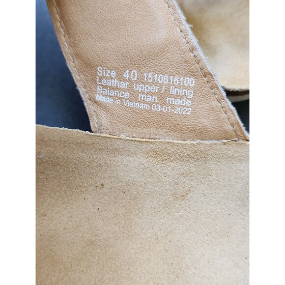 Dansko Maddy Sandals 9 US Ivory Wedge 2 Strap Walking Comfort 40 EU - Picture 3 of 11